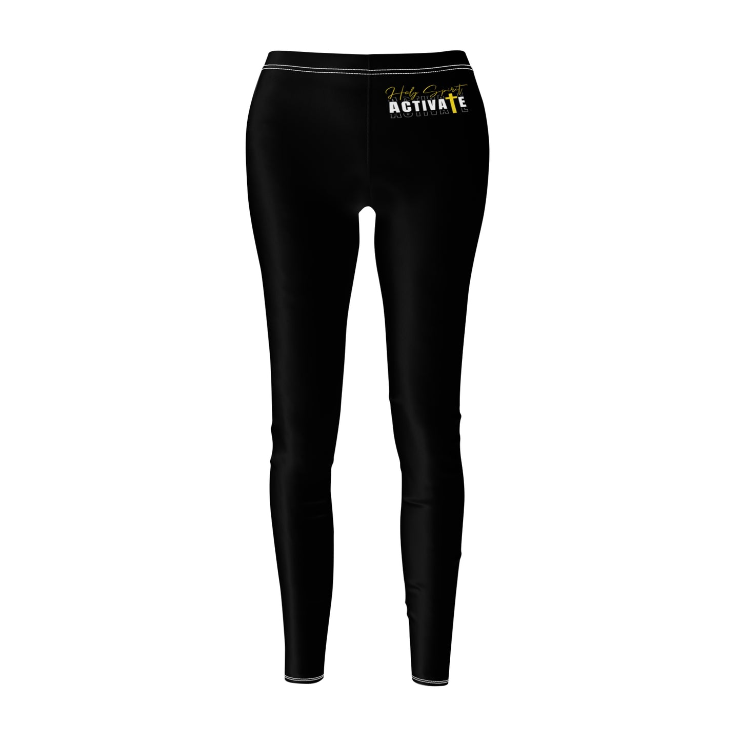 Leggings - 'Holy Spirit Activate' Women's Casual Leggings