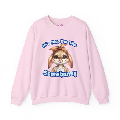It's Me I'm The Somebunny Mom Matching Easter Sweatshirt