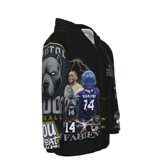 Customizable Zip Up Hoodie-Youth