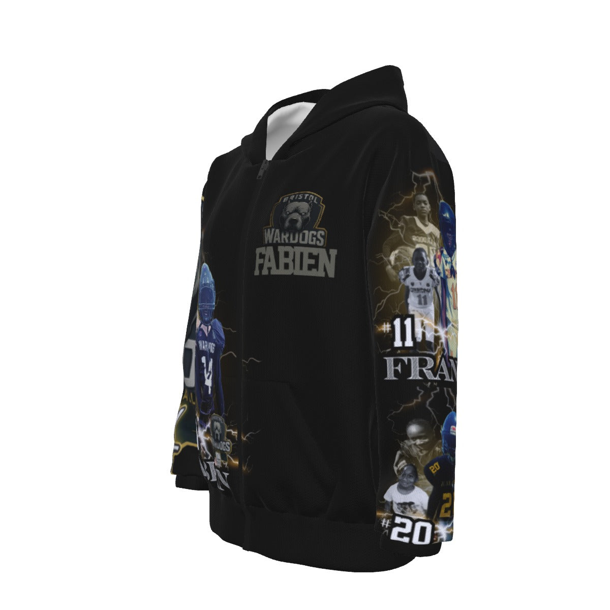 Customizable Zip Up Hoodie-Youth