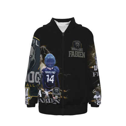 Customizable Zip Up Hoodie-Youth