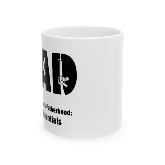 Coffee, Guns and Fatherhood Ceramic Mug, (11oz, 15oz)