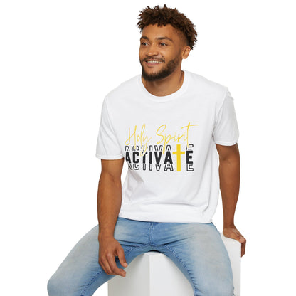 Holy Spirit Activate Unisex Softstyle T-Shirt