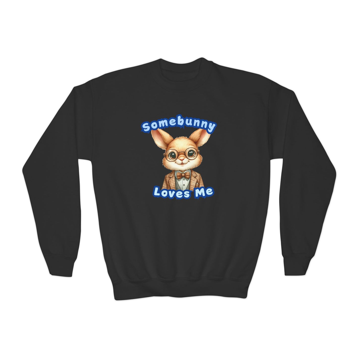 Somebunny Loves Me Youth Crewneck Sweatshirt