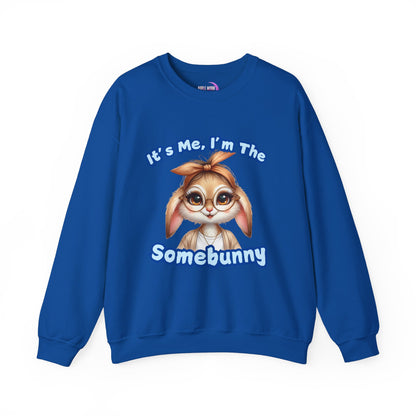 It's Me I'm The Somebunny Mom Matching Easter Sweatshirt