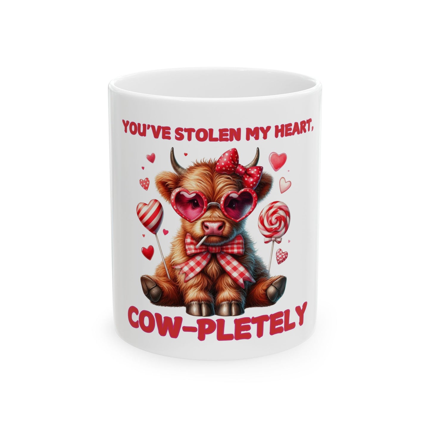 You're Stolen My Heart Cow-Pletely Ceramic Mug 11-oz