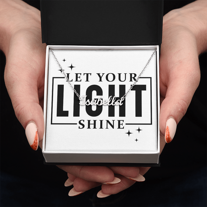 Name necklace (Let your light shine)