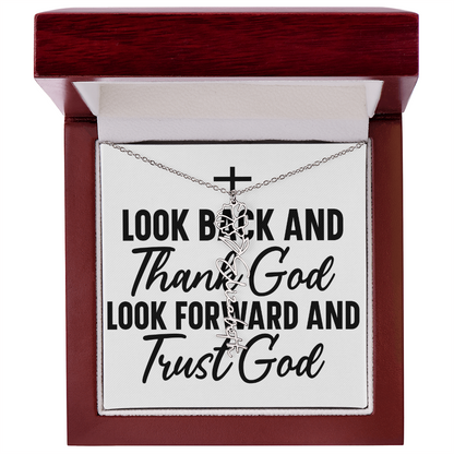 Flower name necklace