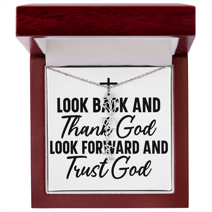 Flower name necklace